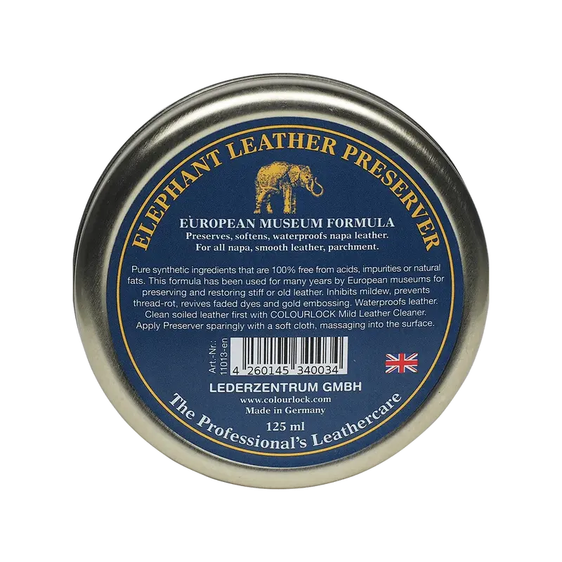 Colourlock Elephant Leather Preserving Wax – Natural Conditioning For Thick, Textured Hides 1
