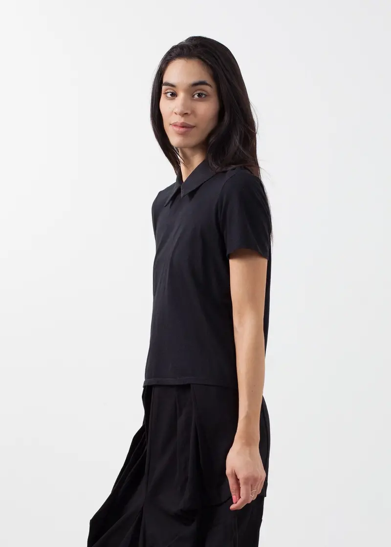 Contemporary Double-Front Collar Blouse 1