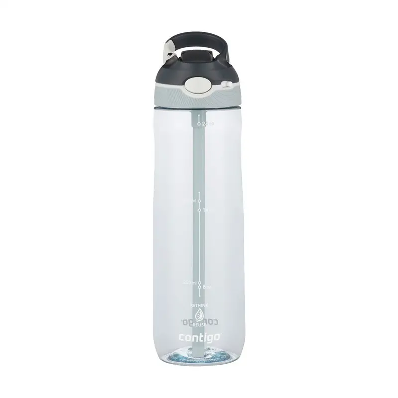 Contigo Ashland Tritan Renew Water Bottle – Smoke Grey, 720 Ml Bpa-Free Hydration 1