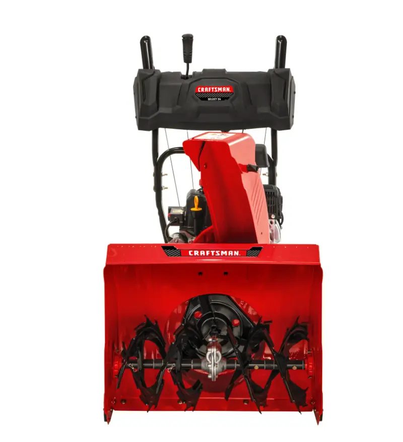 Craftsman 24-Inch Two-Stage Gas Snow Blower — 208Cc Engine, Self-Propelled, Steel Chute, Electric Start (Model 31As6K1Eb93) 1