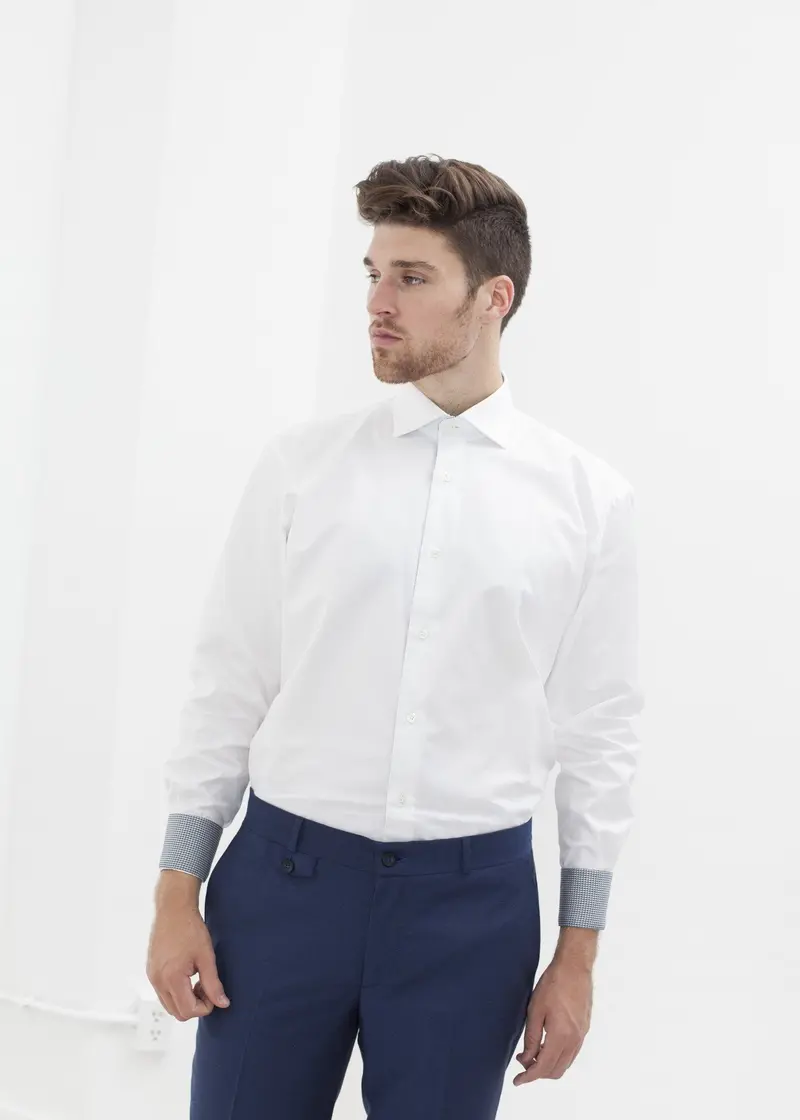 Crisp White Dartmouth Twill Shirt 1