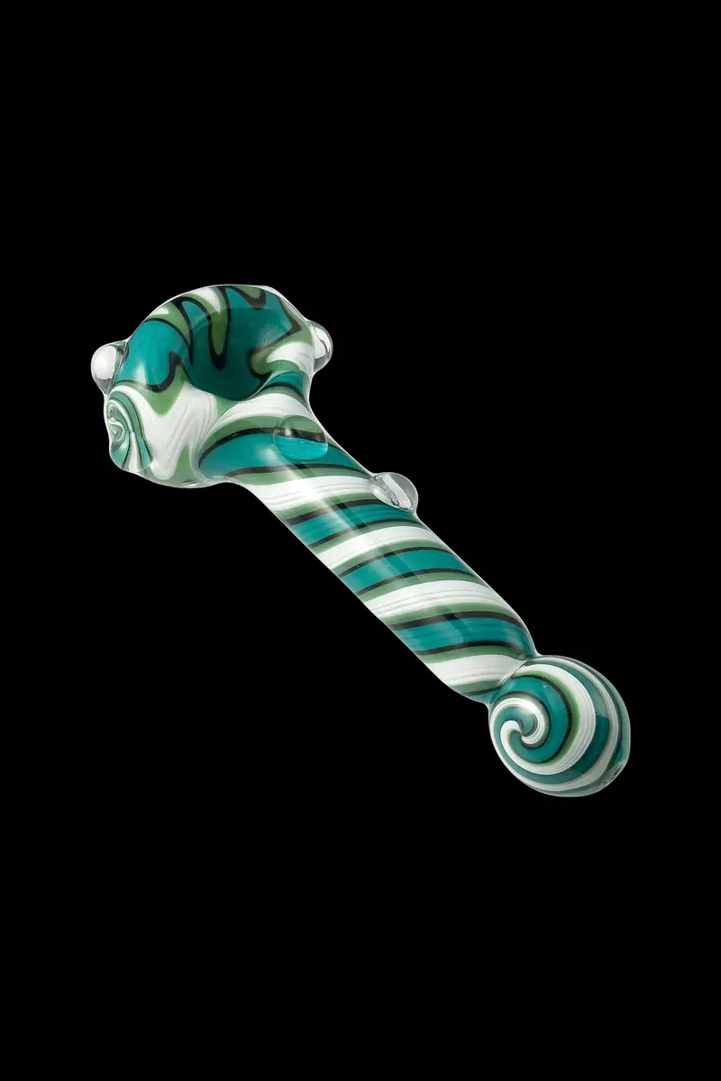 Crush Spiral Body Wig-Wag Pipe With Bulb Mouthpiece 2