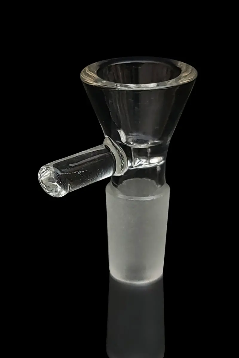Crystal Glass Funnel Bowl With Integrated Handle 1