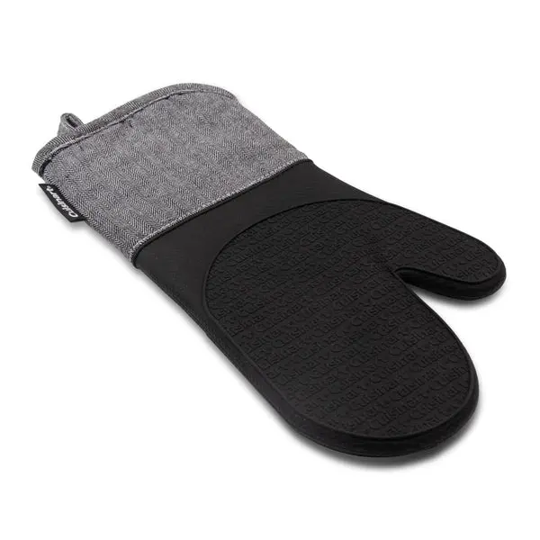 Cuisinart Herringbone Charcoal Silicone Oven Mitt 1