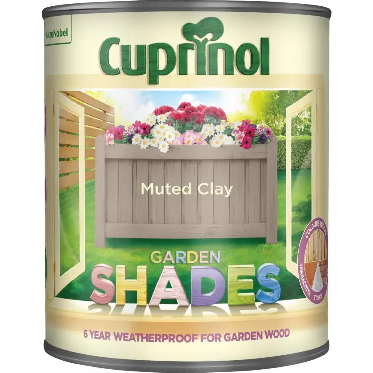 Cuprinol Garden Shade Paint In Muted Clay Finish 1