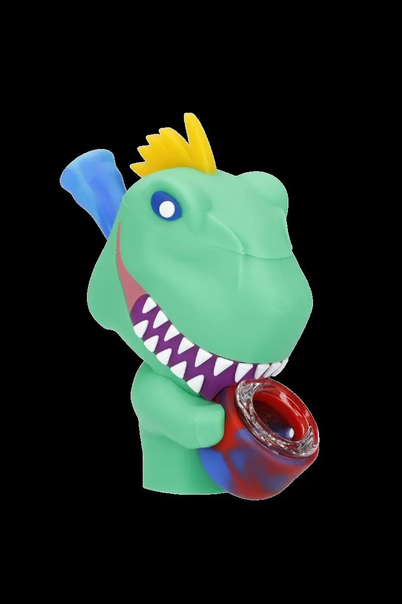 Daily High Club Dino-Themed Flexible Silicone Pipe 1