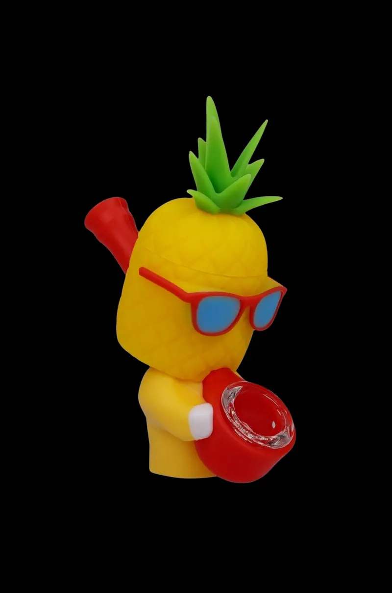 Daily High Club Pineapple-Design Silicone Smoking Pipe 1