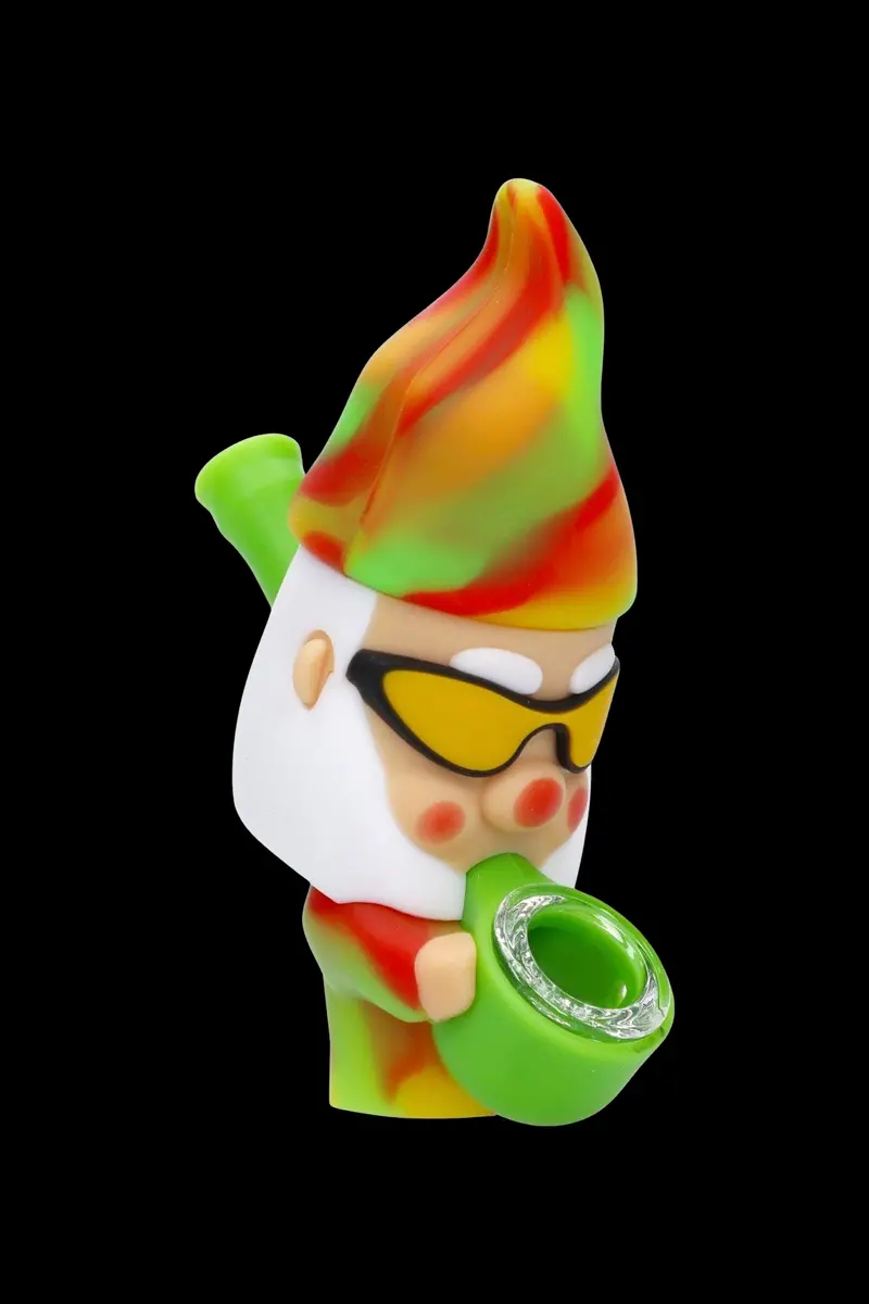 Daily High Club Roamin’ Garden Gnome Silipipe Silicone Pipe 1