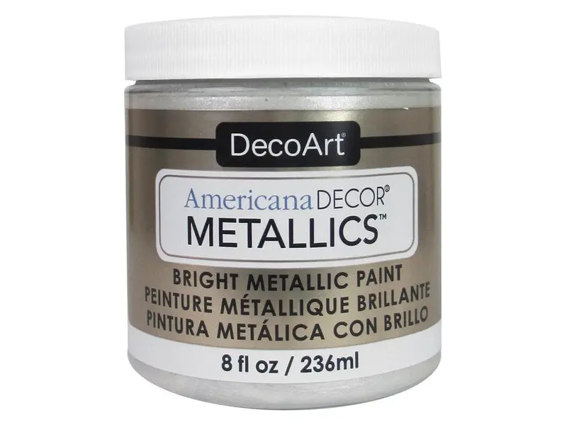 Decoart Americana Decor Metallics Pearl Paint – 8 Fl Oz Metallic Acrylic Craft Paint 1