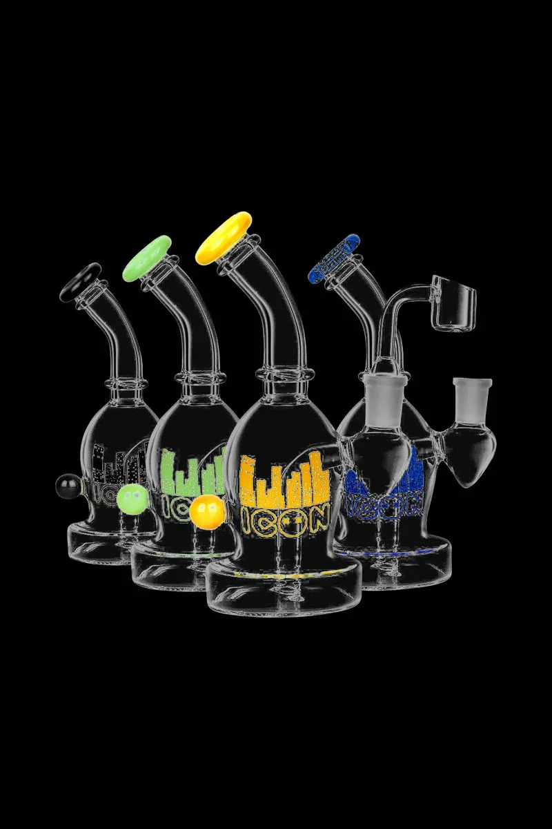 Diamond Glass Icon Ori Dab Rig – Sleek Mini Concentrate Rig 1