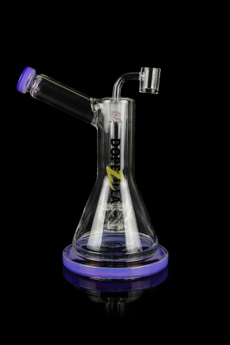 Dopezilla Basilisk Glass Dab Rig With Quartz Banger 2