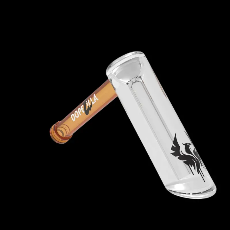Dopezilla Phoenix Bubbler – 5-Inch Mini Glass Rig With Diffused Downstem 3