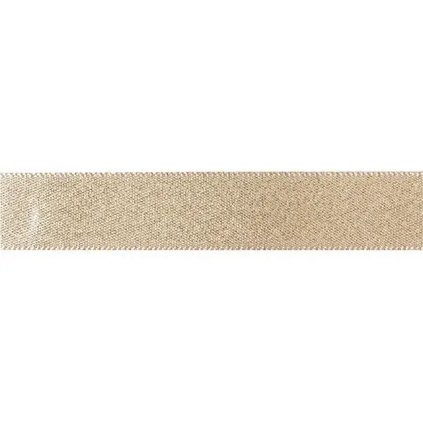 Double-Faced Satin Ribbon – Gold Glitter Finish, 25Mm Width 1