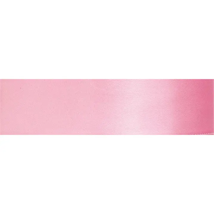 Double-Faced Satin Ribbon – Soft Babe Pink, 25Mm Width 1