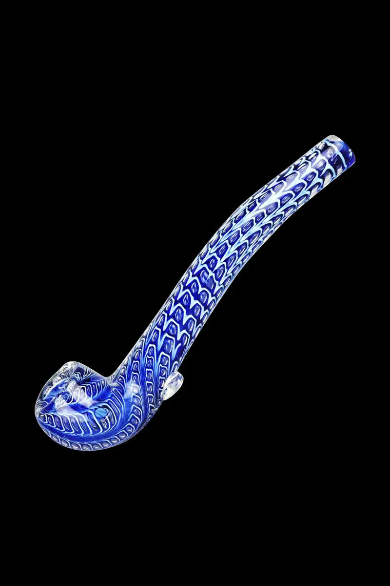 Double-Wall Long Sherlock Pipe – Serpent Scale Finish 1