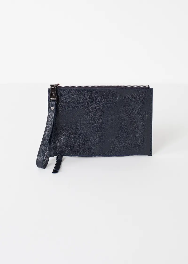 Double-Zip Minimalist Clutch Bag 1