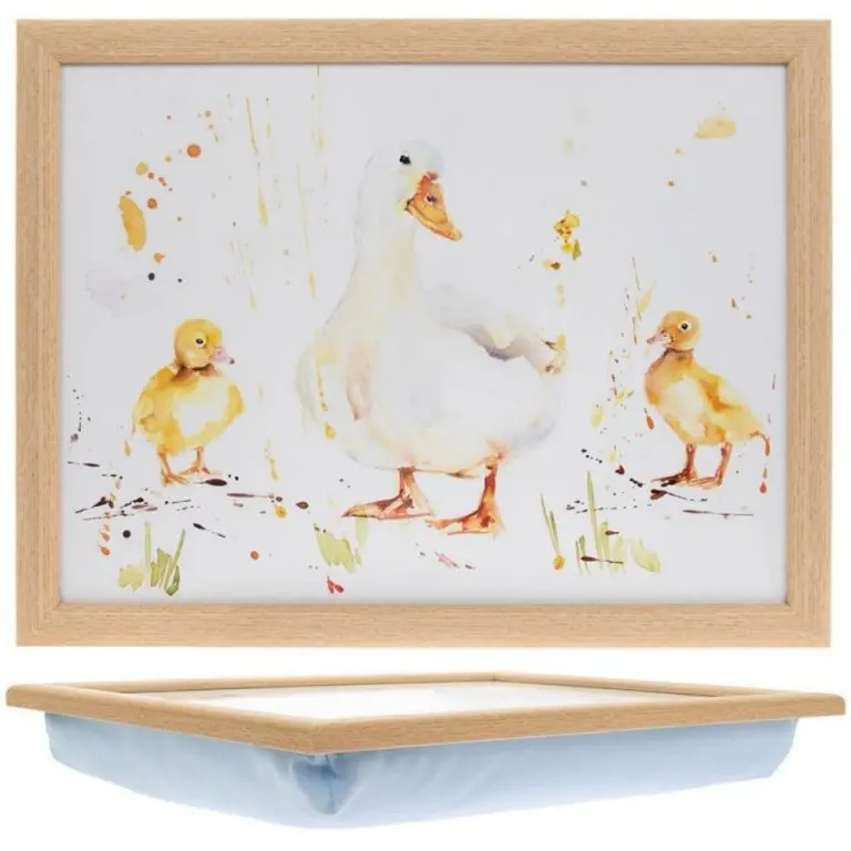 Ducks-Themed Cushioned Lap Tray For Comfortable Use 1