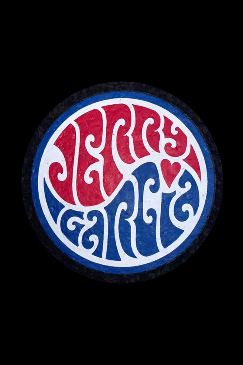 East Coasters Jerry Garcia Dab Mat – Round Silicone Pad 1