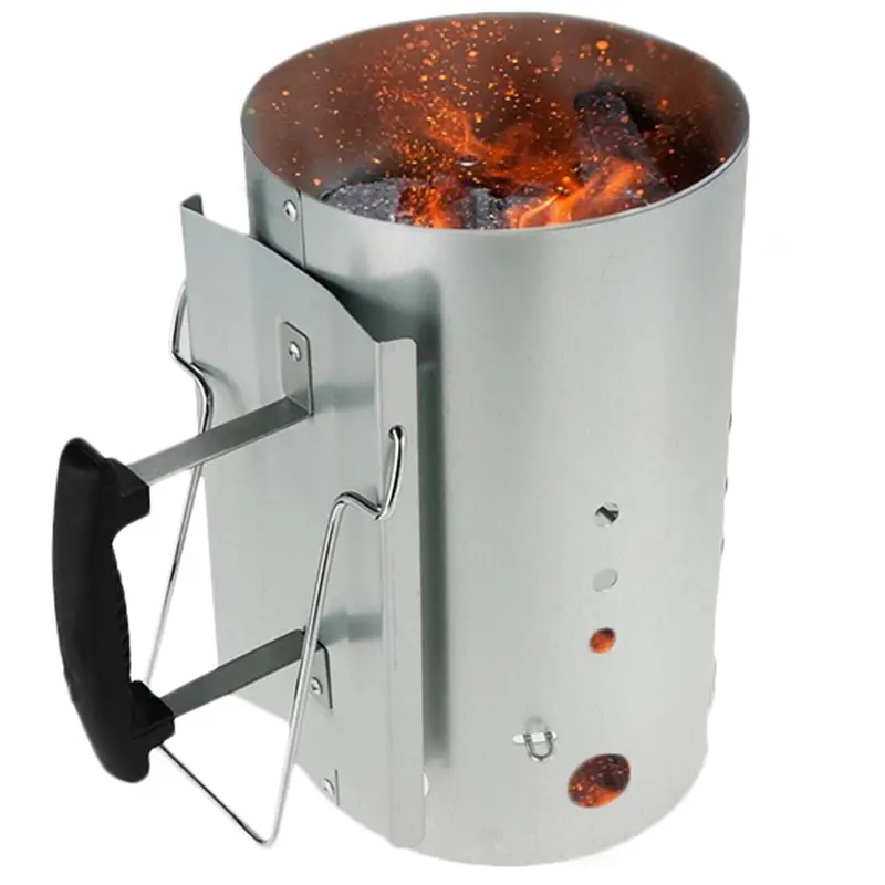 Efficient Barbecue Chimney Starter For Quick, Smoke-Free Ignition 1