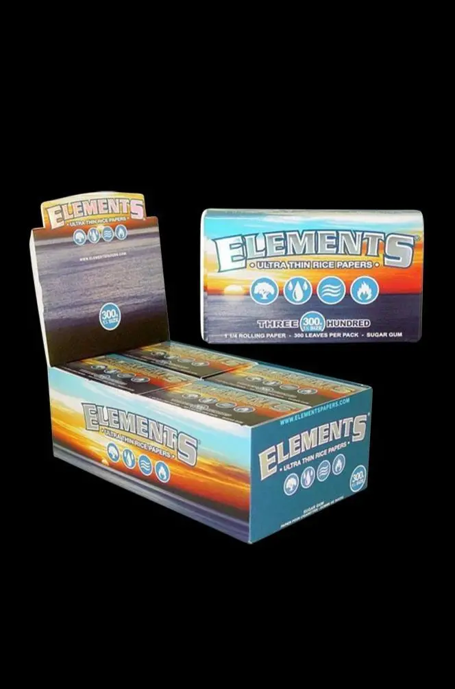 Elements Ultra-Thin Rice Rolling Papers – 1¼" Size, 20-Pack Subscription 1