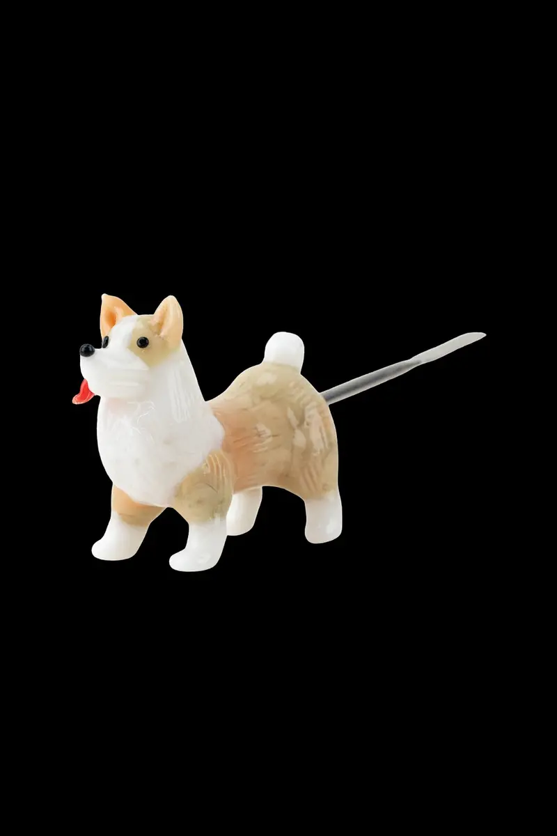 Empire Glassworks Corgi-Themed Dabber Tool 1