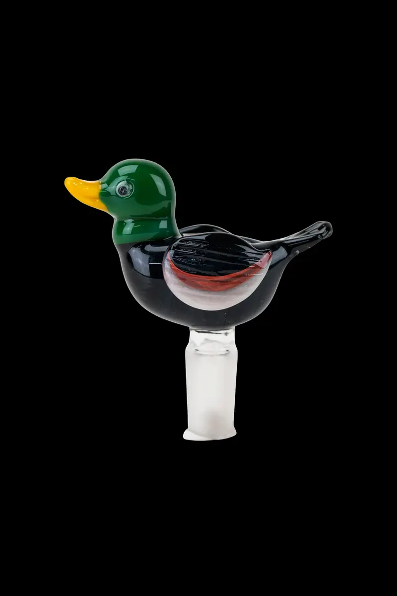 Empire Glassworks Duck-Shaped Glass Bowl Piece 1