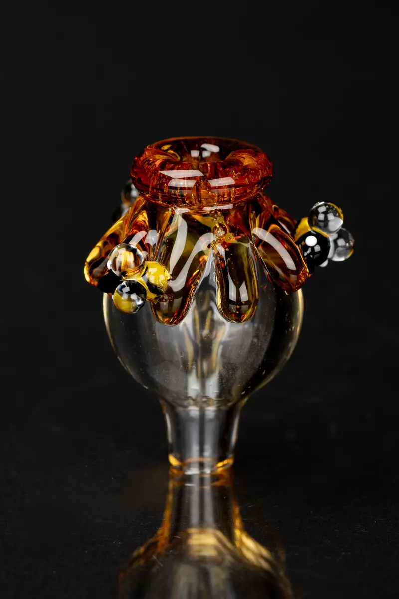 Empire Glassworks Honey Drip Bubble Carb Cap Compatible With Puffco Peak 1