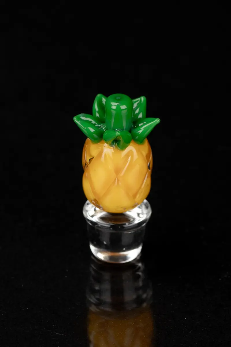 Empire Glassworks Pineapple-Themed Carb Cap For Puffco Peak Pro 1