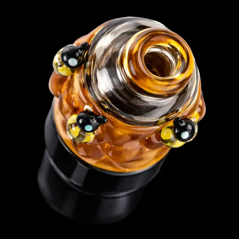 Empire Glassworks Save The Bees Glass Mouthpiece For Puffco Pivot 1