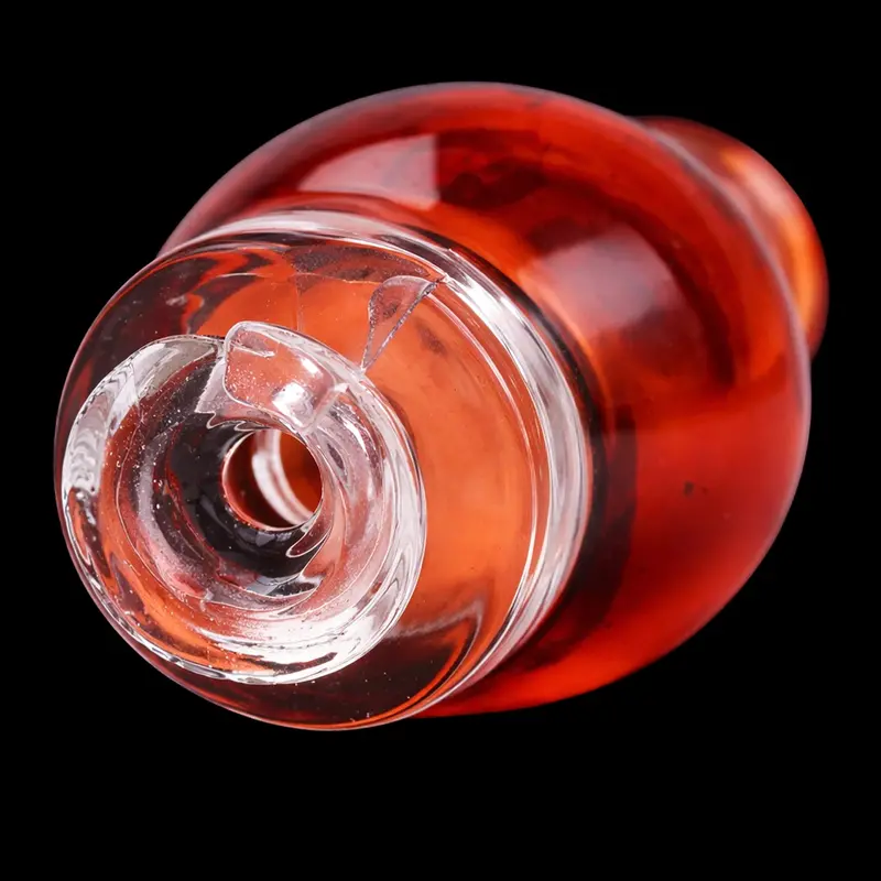 Empire Glassworks Transparent Red Glass Mouthpiece For Puffco Pivot 1