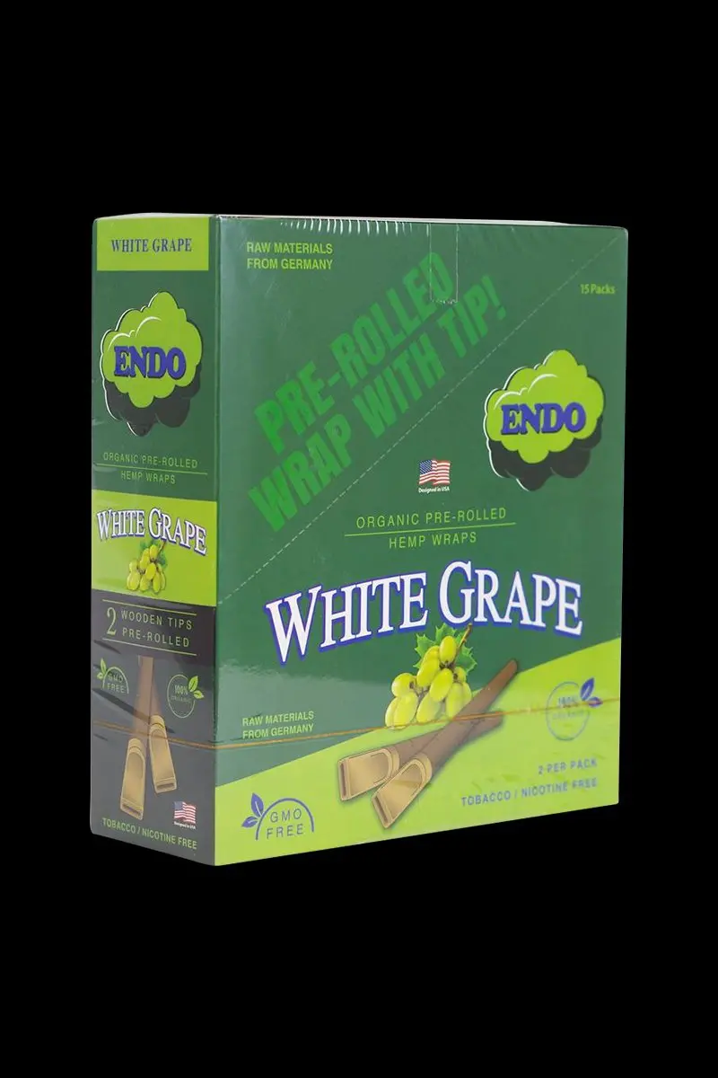 Endo Pre-Rolled Hemp Wraps – 15-Count Pack With Auto-Renew Discount 1