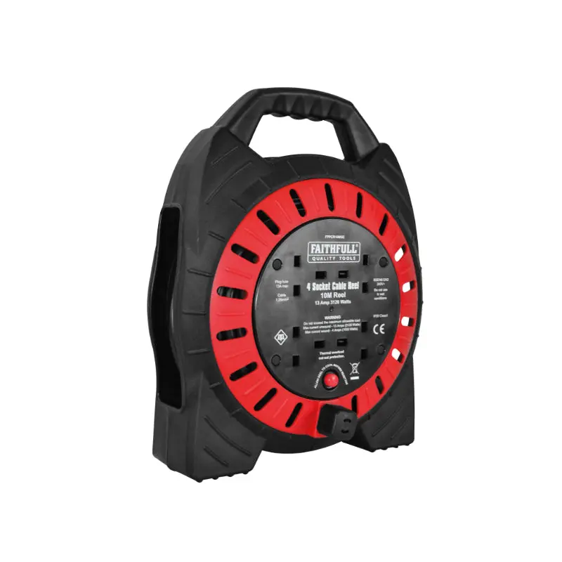 Faithfull 10-Metre 230V 13A Extension Lead Reel 1