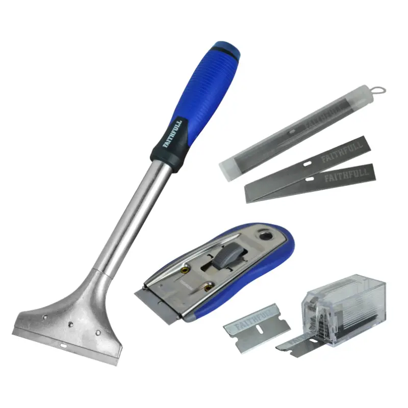 Faithfull Multi-Function Scraper Combi Pack – 3-In-1 Tool Set 1