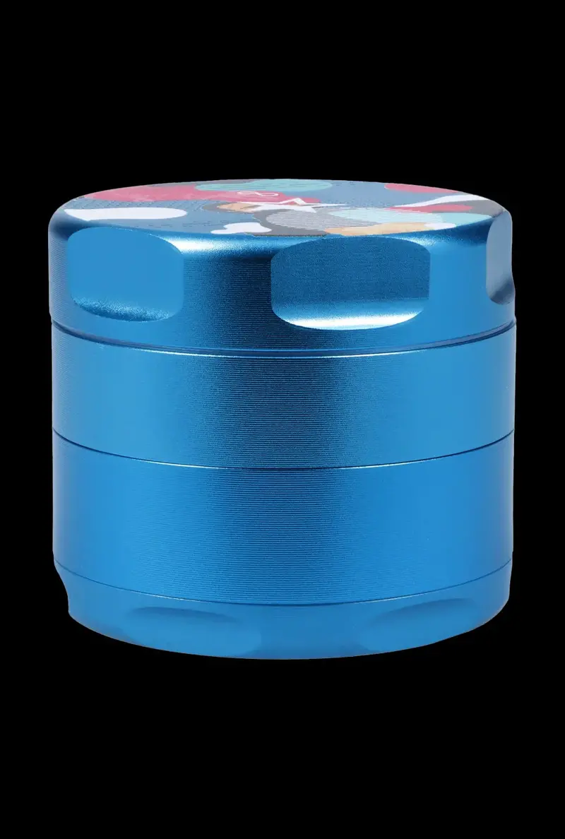 Famous Design Aquarius Aluminum 3-Stage Grinder – Aqua Metallic 1