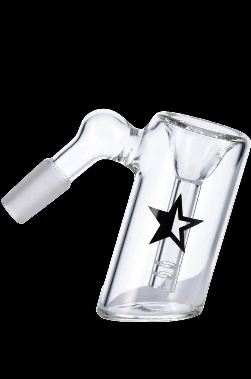 Famous X 45° Angled Glass Ash Catcher 1