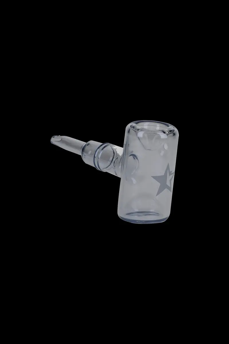 Famous X-Crystal Fumed Large Sherlock Pipe – Clear Glass 1