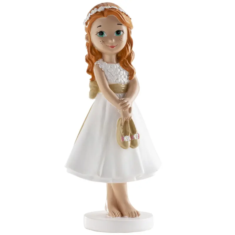 First Holy Communion Cake Topper – Barefoot Girl Design, 13Cm 1