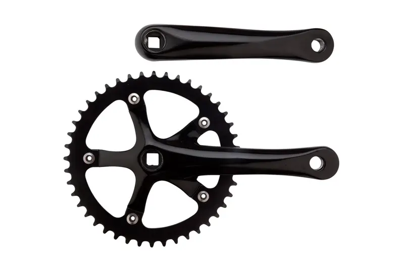 Fixed-Gear Crankset – 44-Tooth Chainring For Urban Riding & Lower Gearing 1