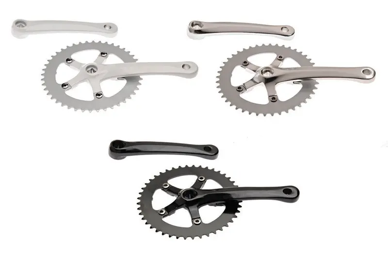 Fixed-Gear Crankset – 48-Tooth Chainring For Track & Street Use 1