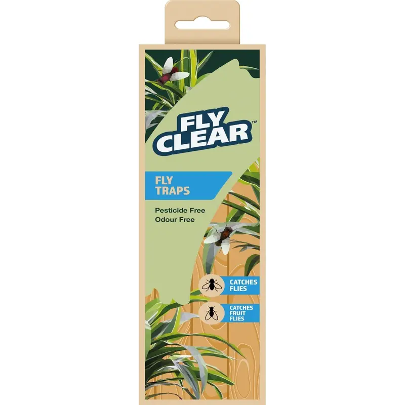 Fly Clear 4-Pack Disposable Fly Traps For Indoor And Outdoor Use 1