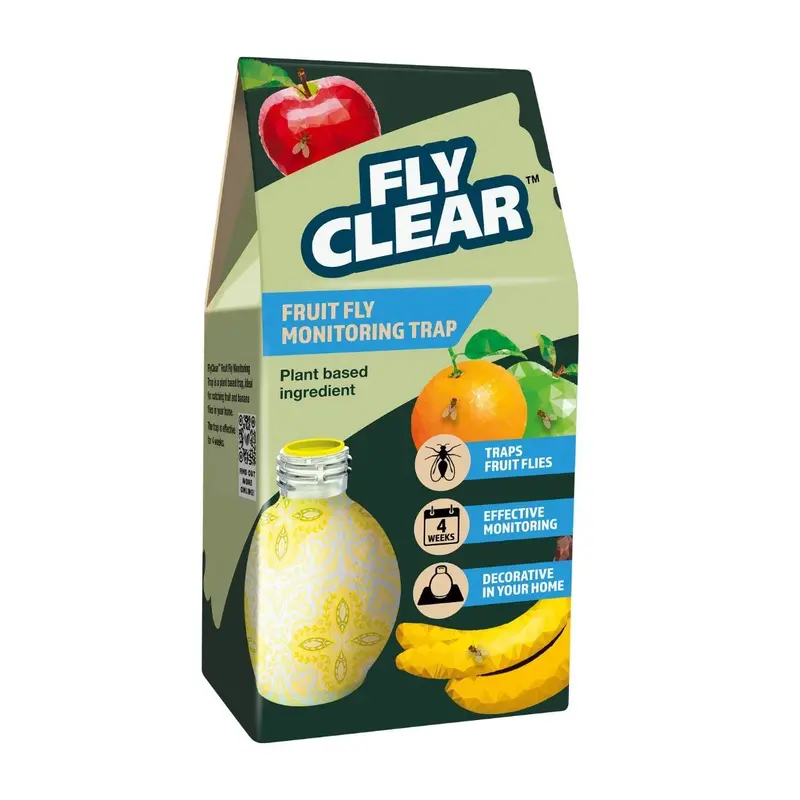 Flyclear Fruit Fly Monitoring Trap – Non-Toxic Sticky Capture System 1