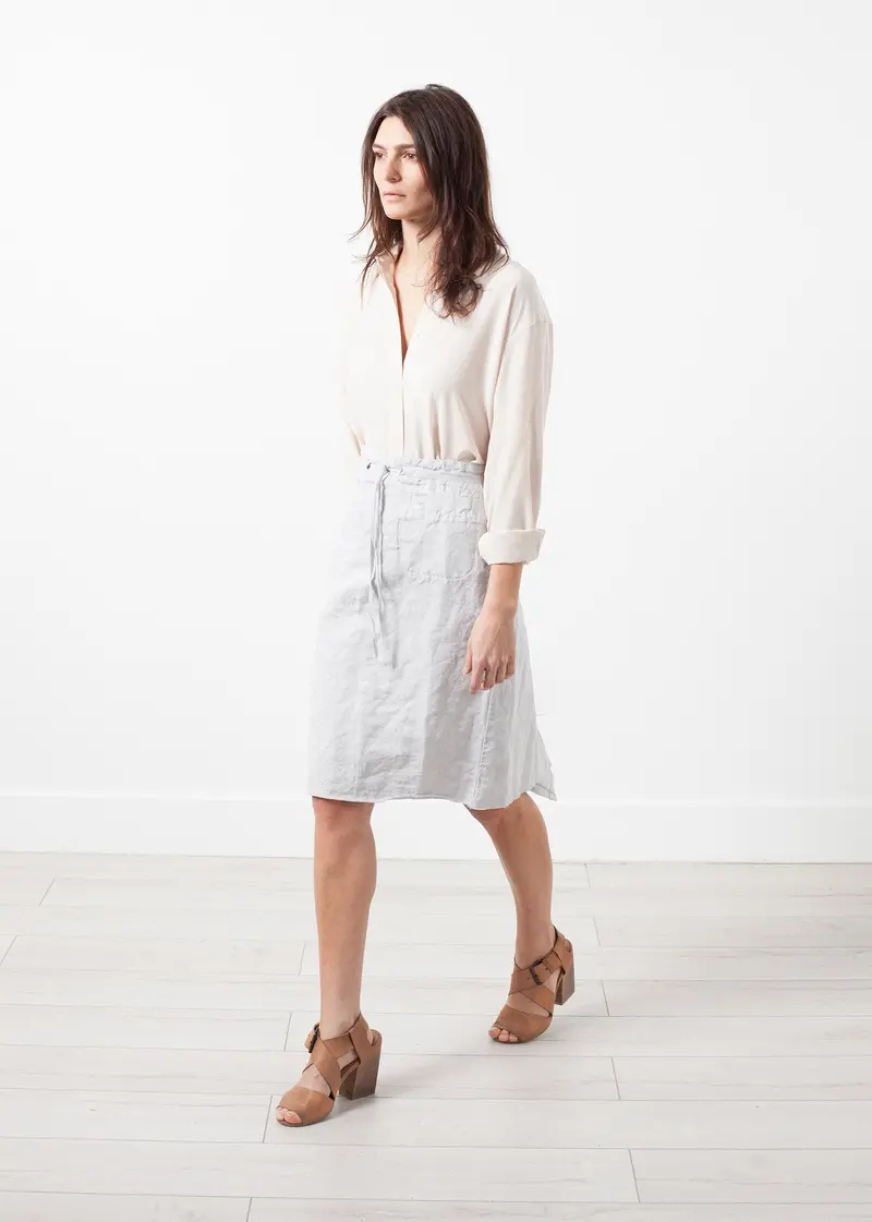 Functional Double-Pocket A-Line Skirt 1