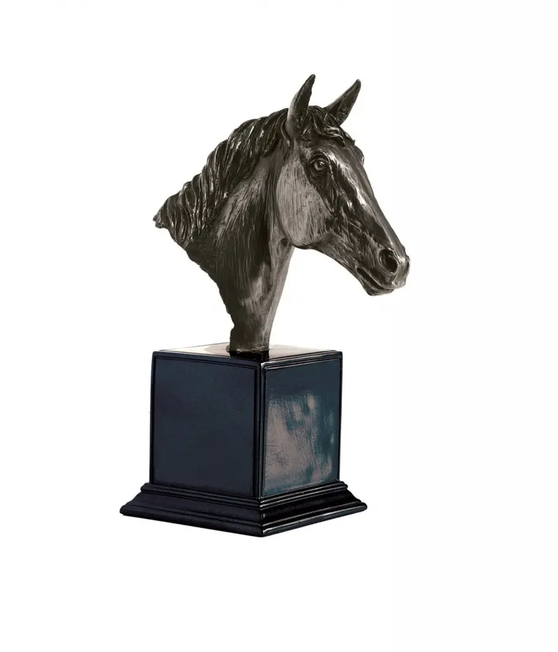Genesis Bronze Horse Head Wall Art Piece 1
