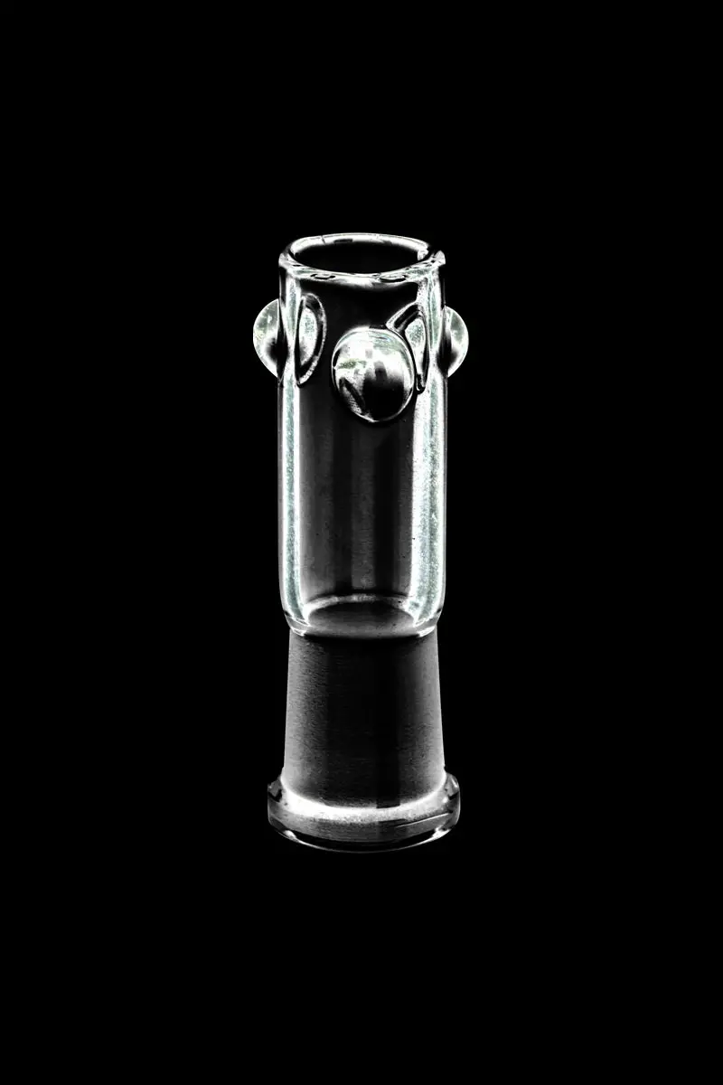 Glass Cylinder Dome Cap With Swirled Marbles 1