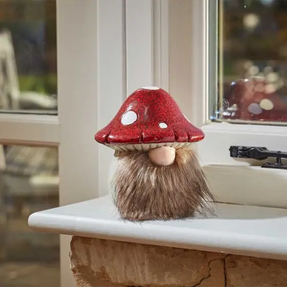 Gnome Shroom Large Decorative Plush – Whimsical Mushroom-Themed Figurine 1
