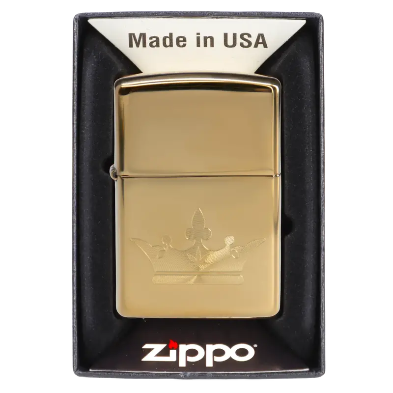 Golden Majesty Zippo Lighter – Queen Of Bud Limited Series 1