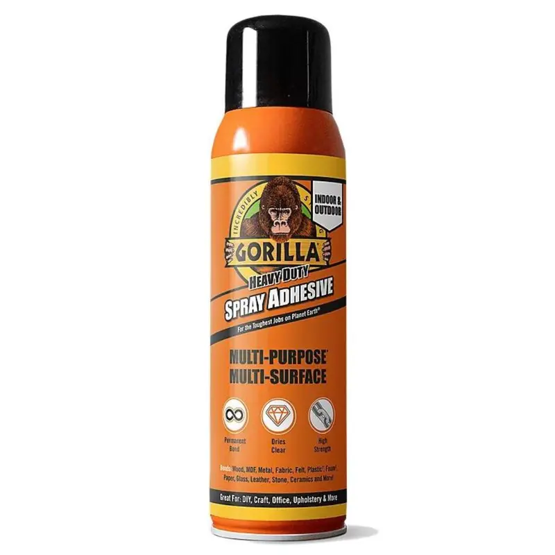 Gorilla Heavy-Duty Spray Adhesive – Fast-Drying Formula (400Ml) 1