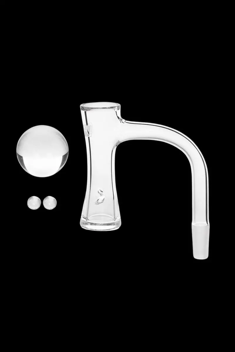 Grav 10Mm 90° Quartz Hourglass Banger Kit 1