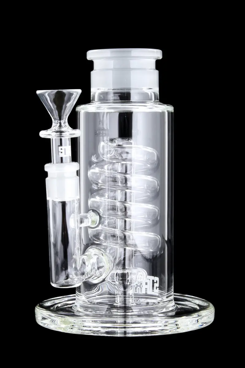 Grav Stax Flare-Base Bong With Coil Showerhead Perc 1