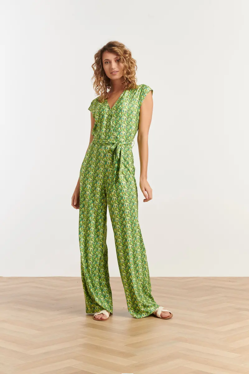 Green Jumpsuit For Women – Style 35193 1